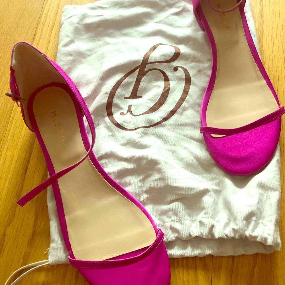 M. Gemi Pink Flat Sandal NWOT